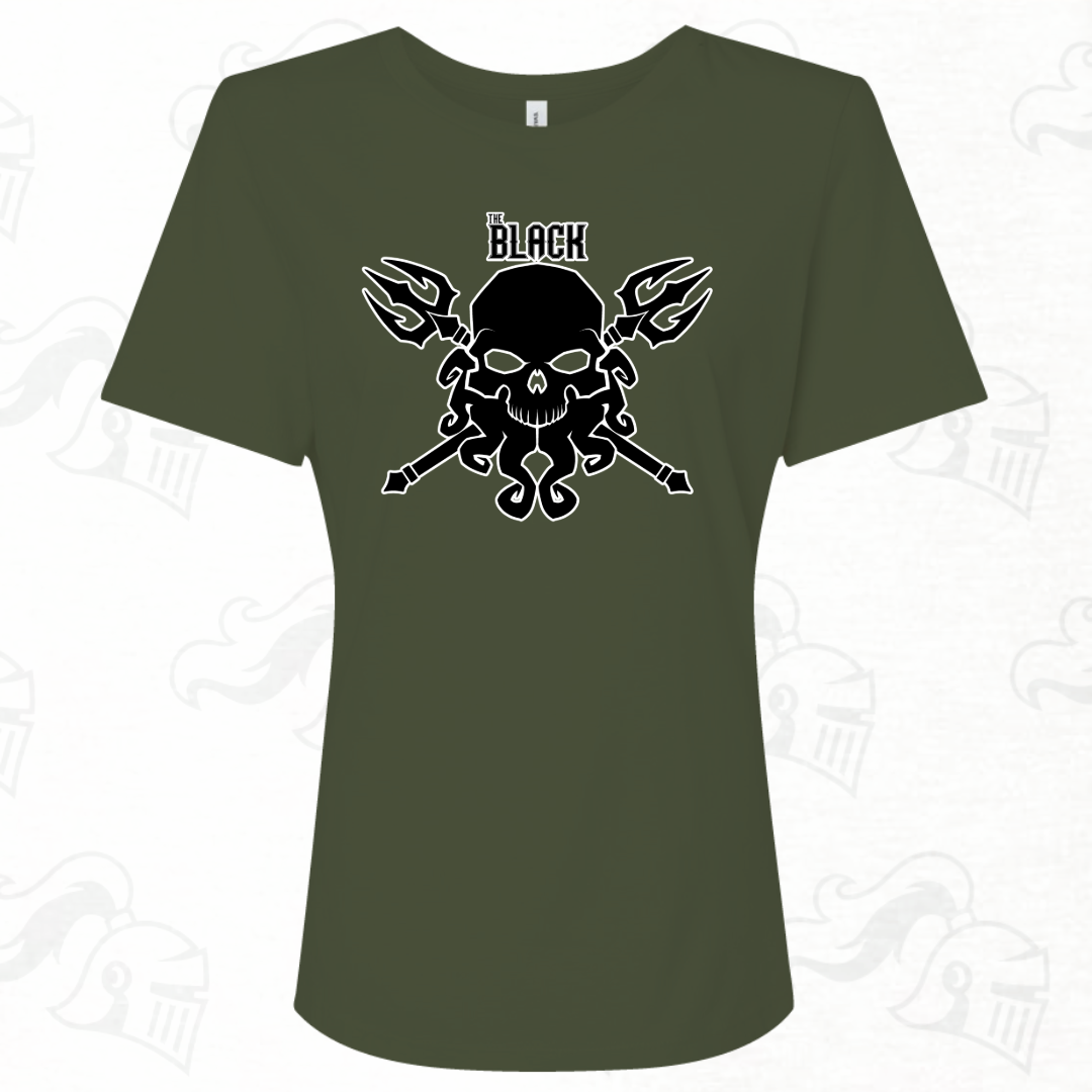 The Black Skull Logo Womens Tee