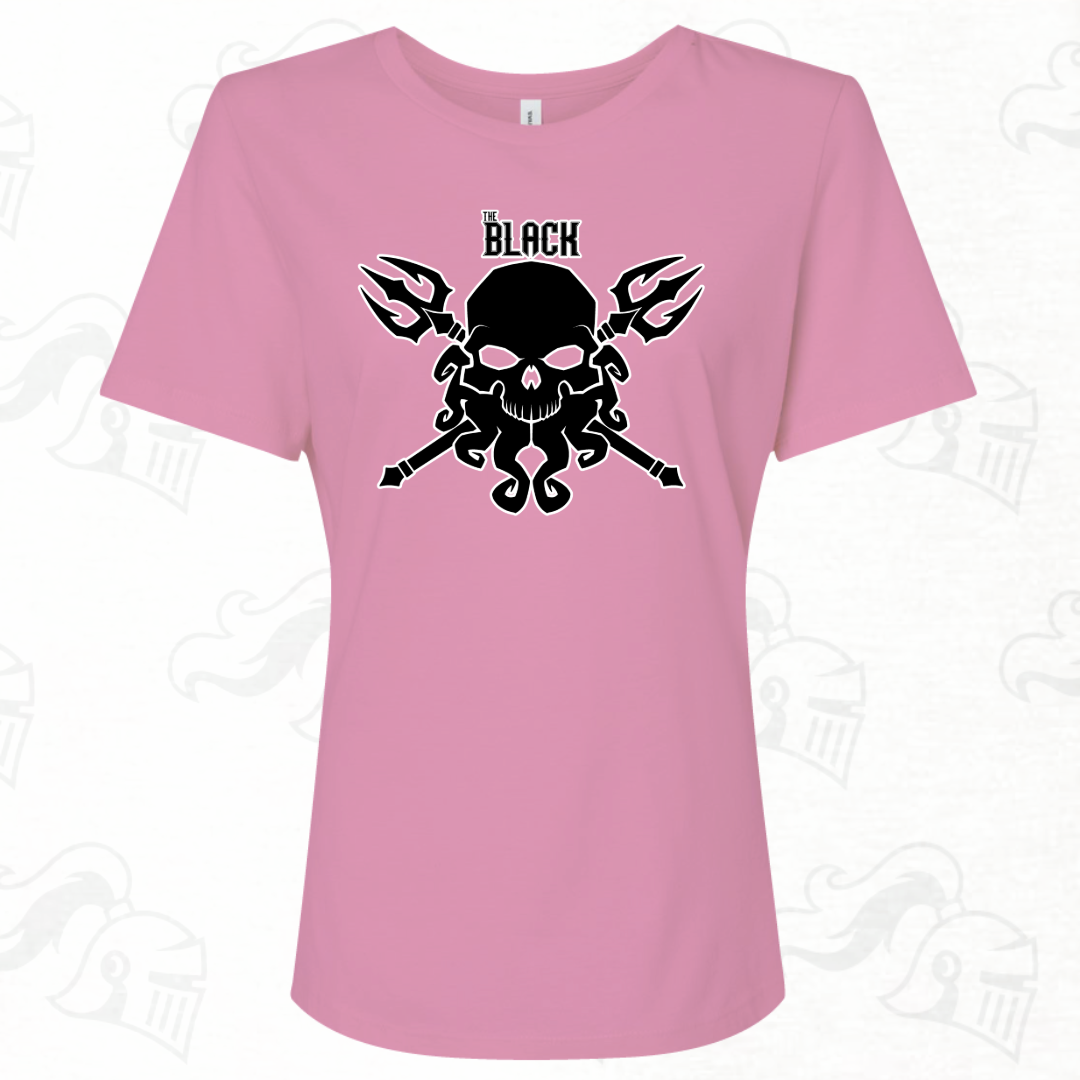 The Black Skull Logo Womens Tee
