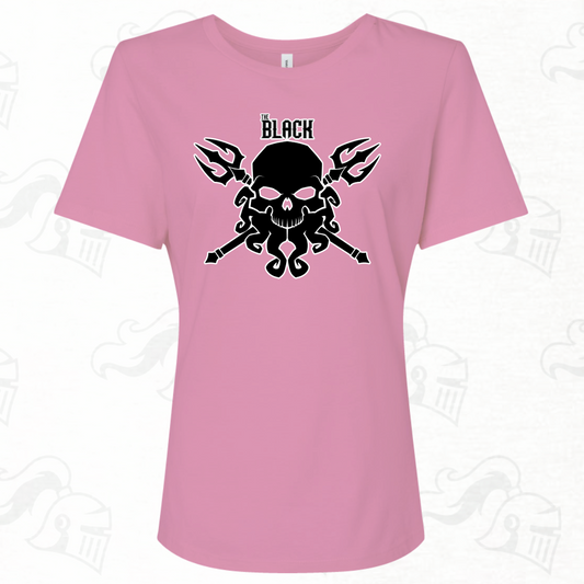 The Black Skull Logo Womens Tee