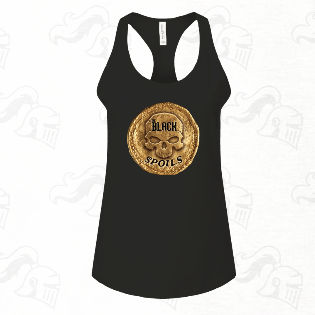 The Black Spoils Womens Racerback Tank