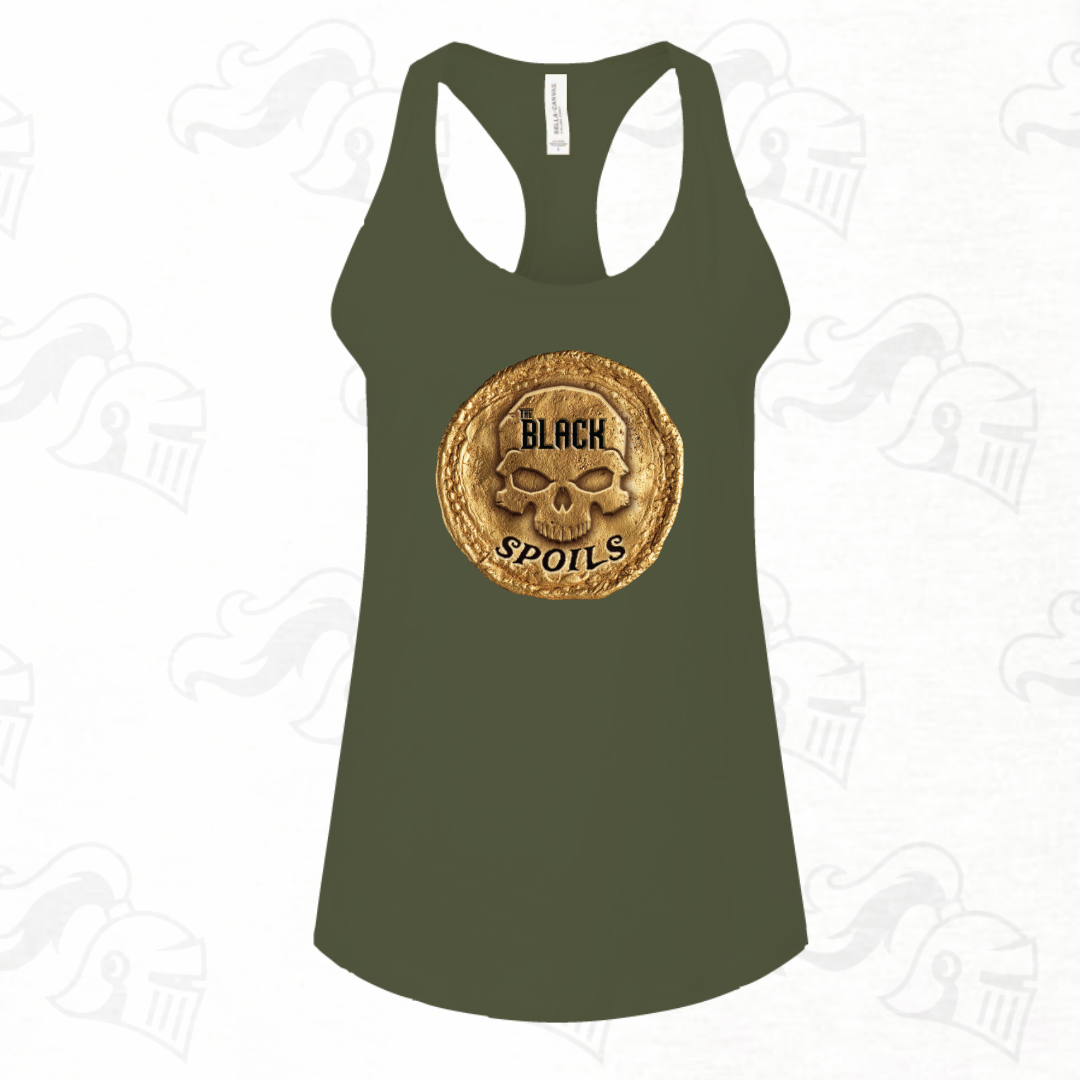 The Black Spoils Womens Racerback Tank