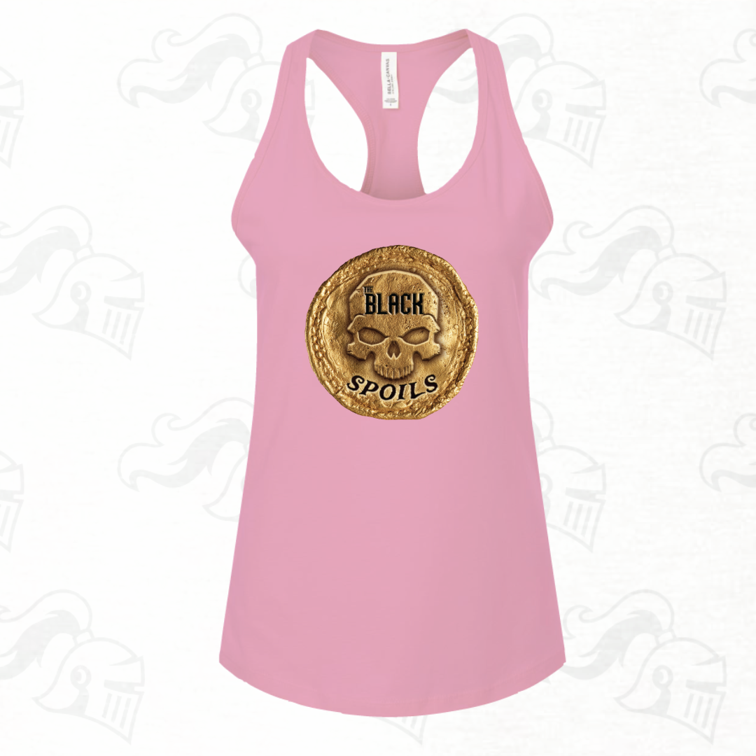 The Black Spoils Womens Racerback Tank
