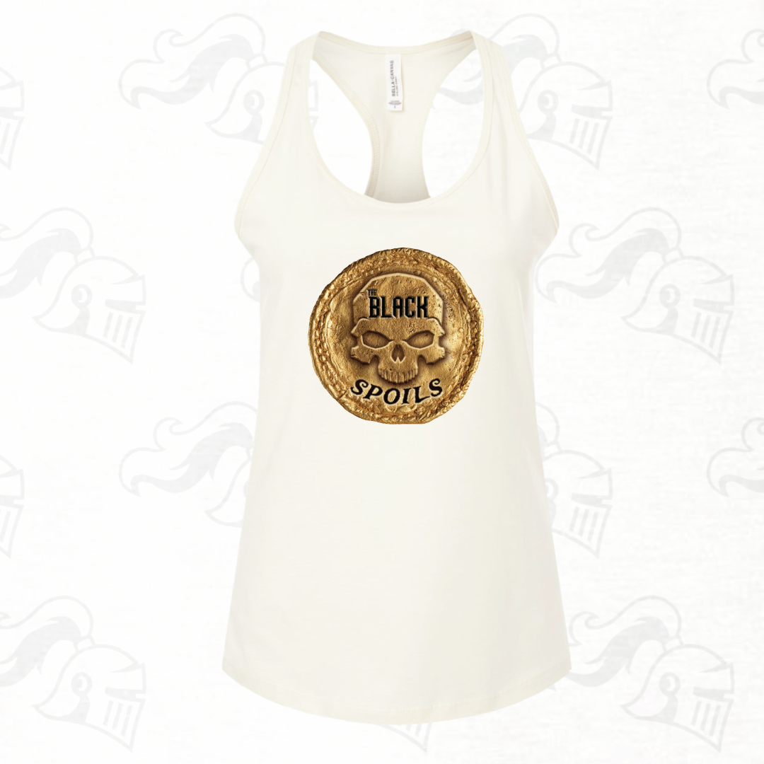 The Black Spoils Womens Racerback Tank