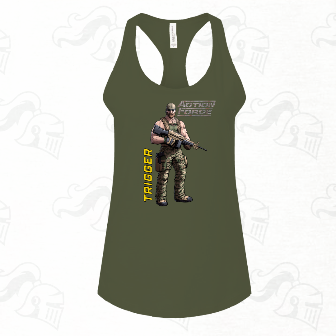 Trigger Womens Racerback Tank