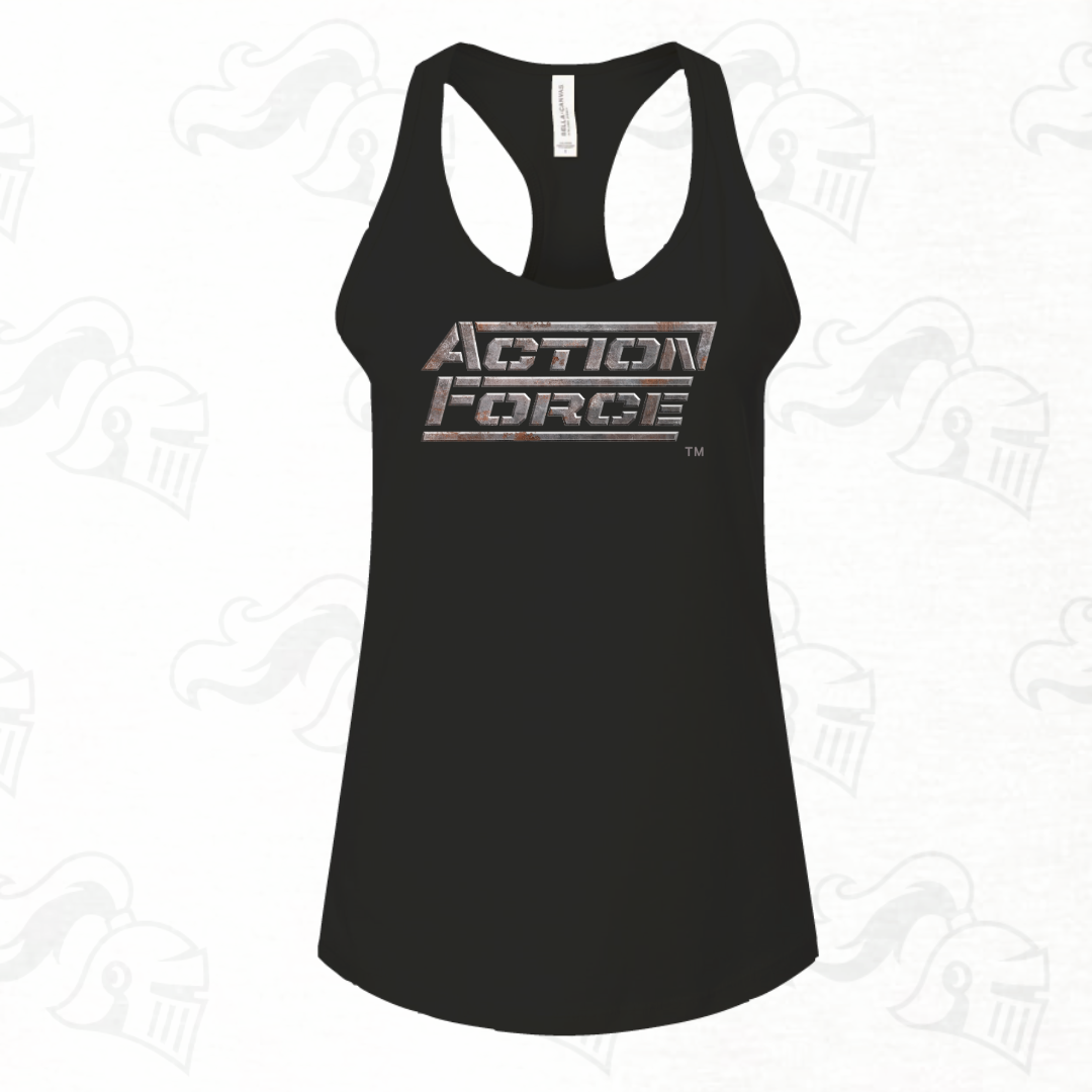 Action Force Womens Racerback Tank