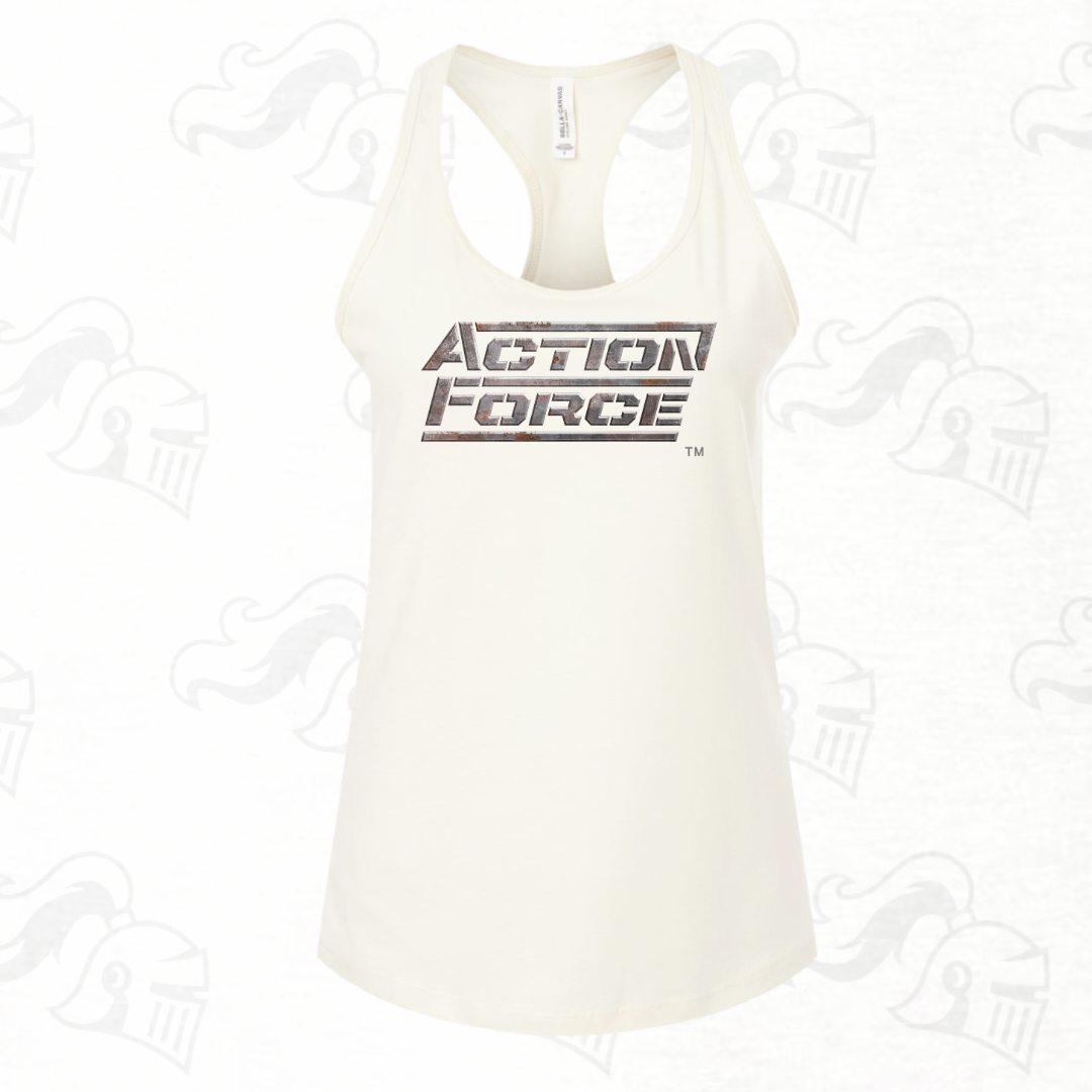 Action Force Womens Racerback Tank