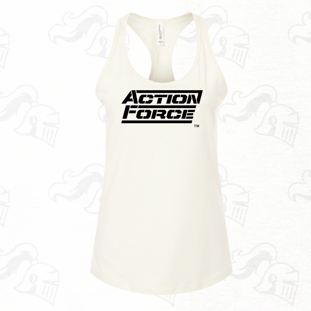 Action Force Womens Racerback Tank