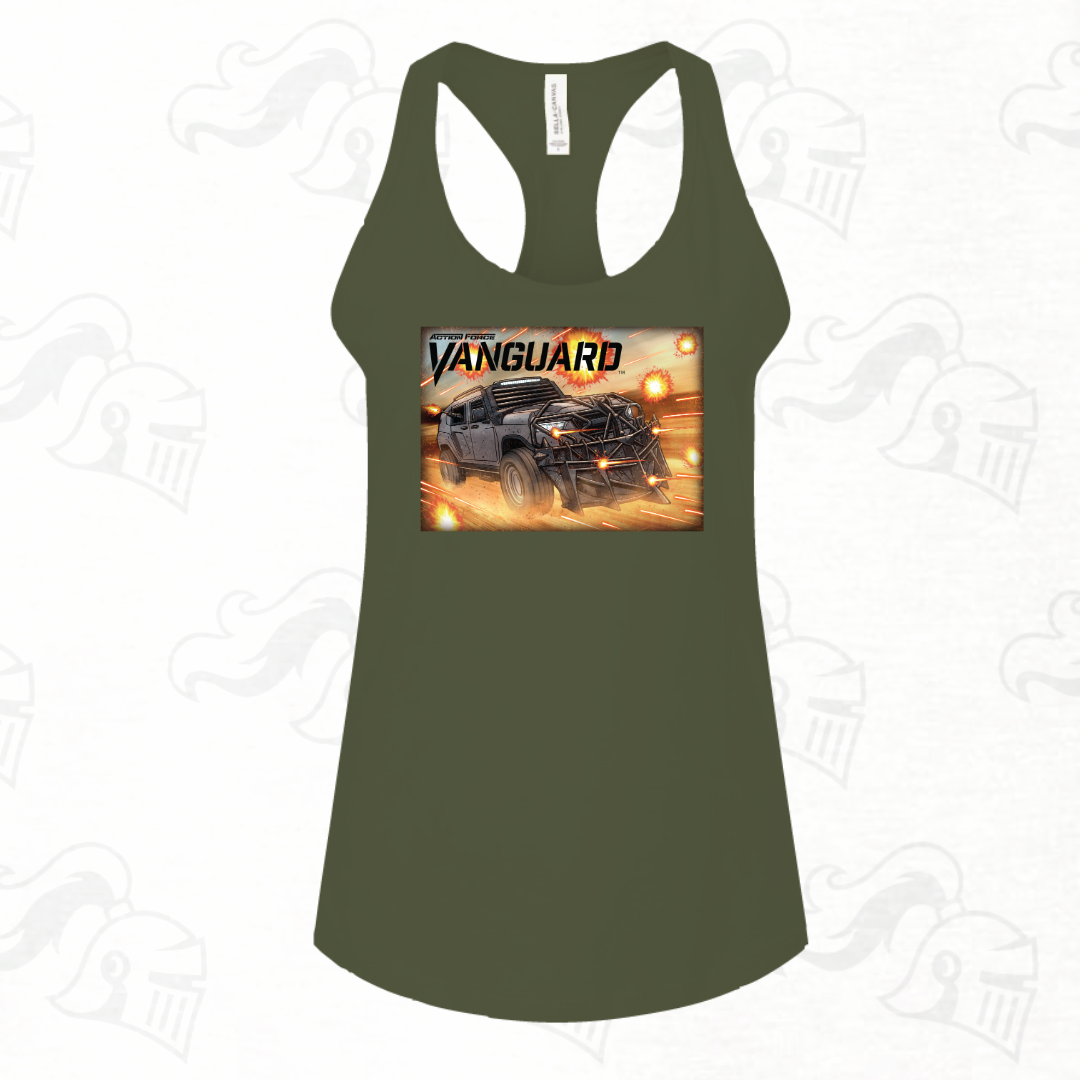 Vanguard Action Womens Racerback Tank