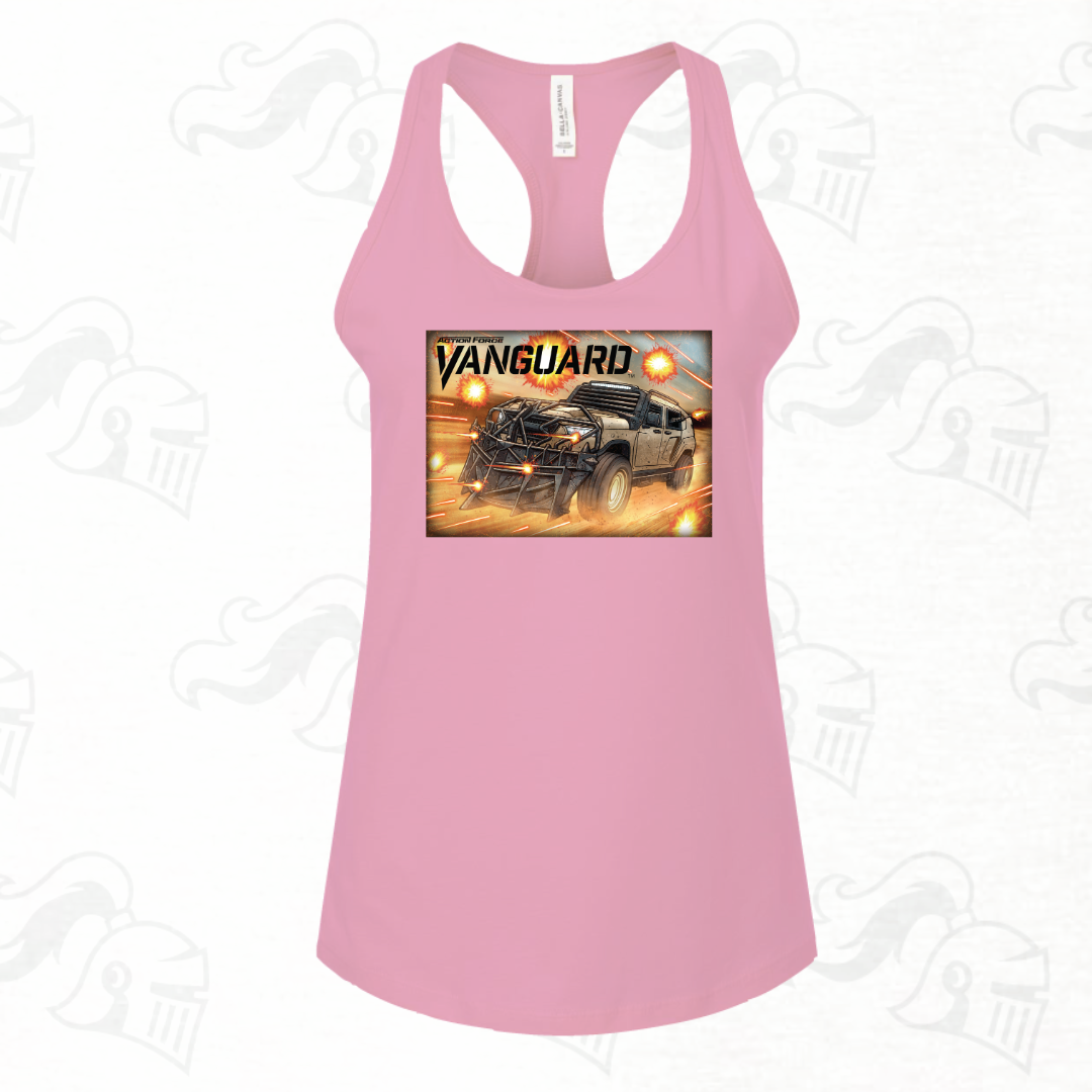 Vanguard Action Womens Racerback Tank