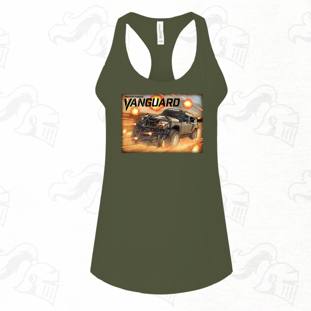 Vanguard Action Womens Racerback Tank