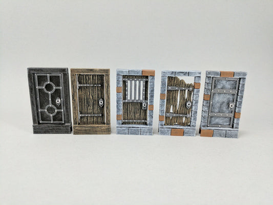 Openable Dungeon Doors – 28-33mm Scale | Functional True Tiles Terrain