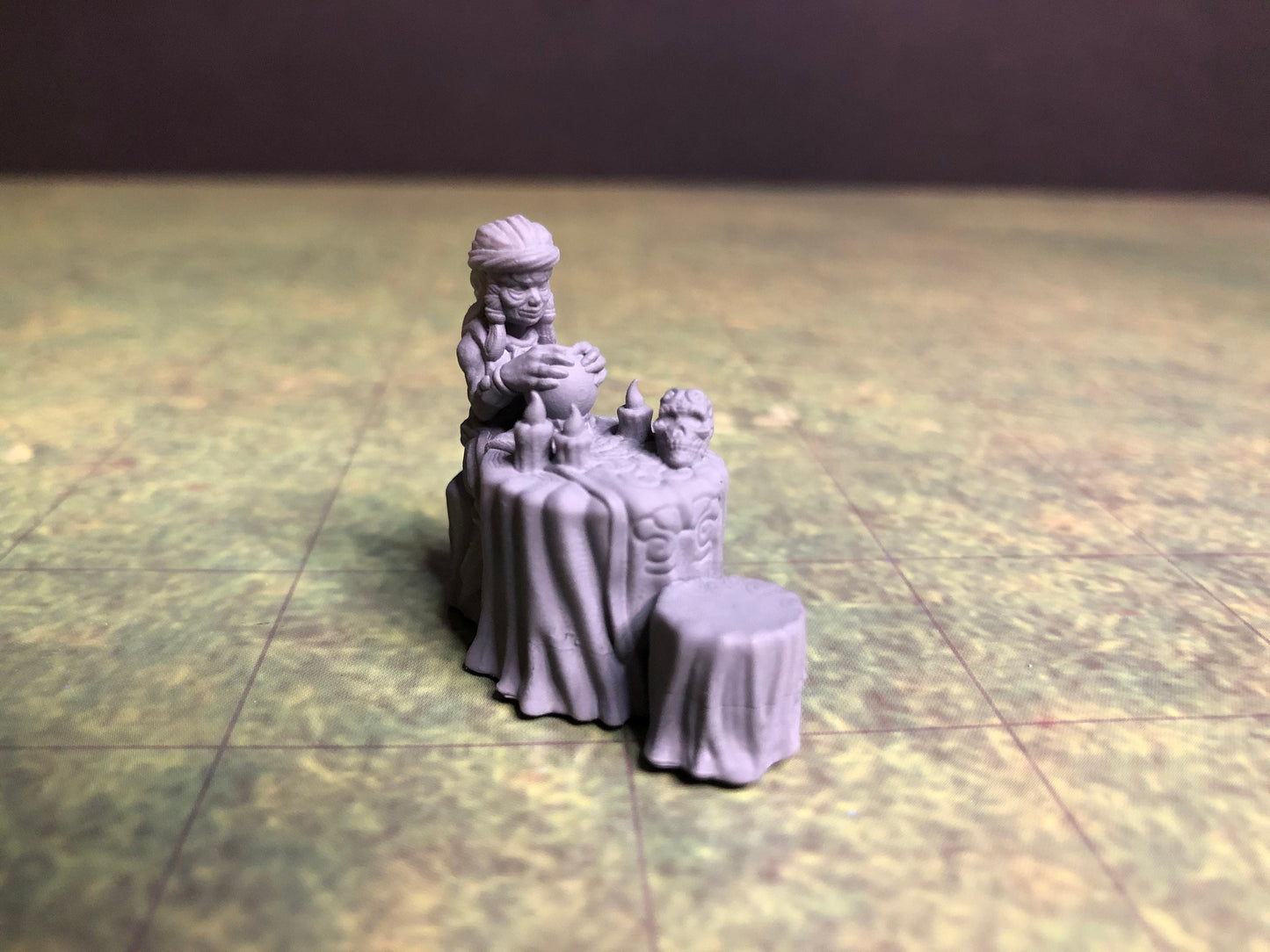 Fortune Teller Tent Playset – 28-33mm Scale | RPG Camp & Town Terrain