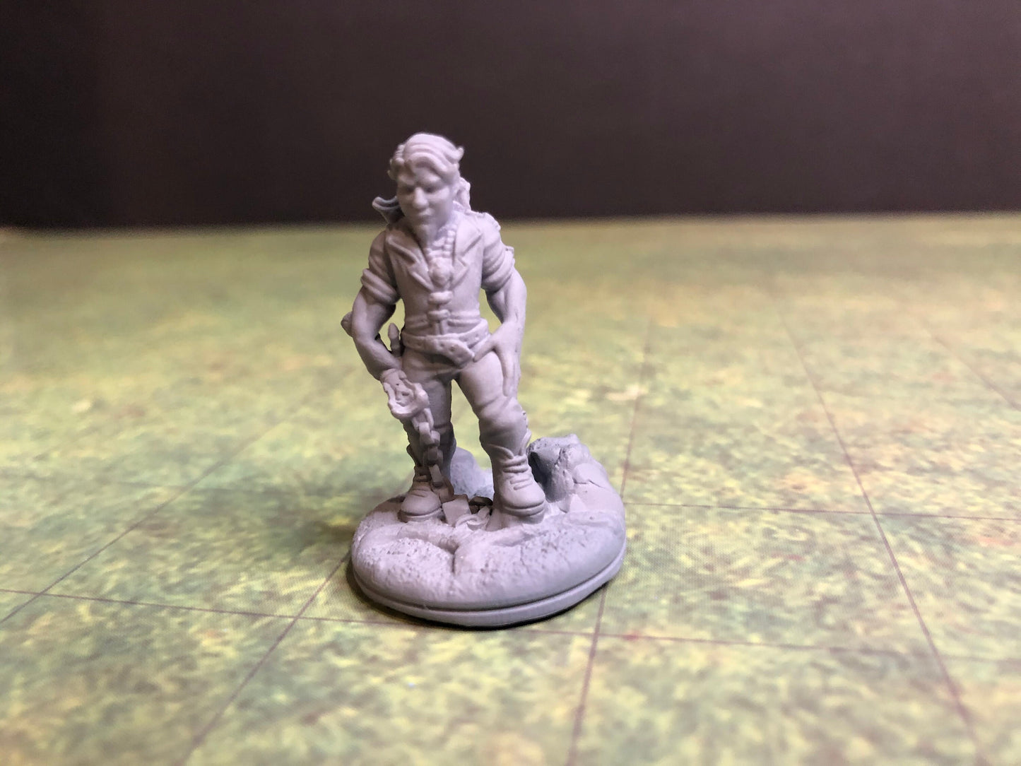 Ranger Miniature – 28-33mm Scale | Hunter Hero for D&D and Pathfinder