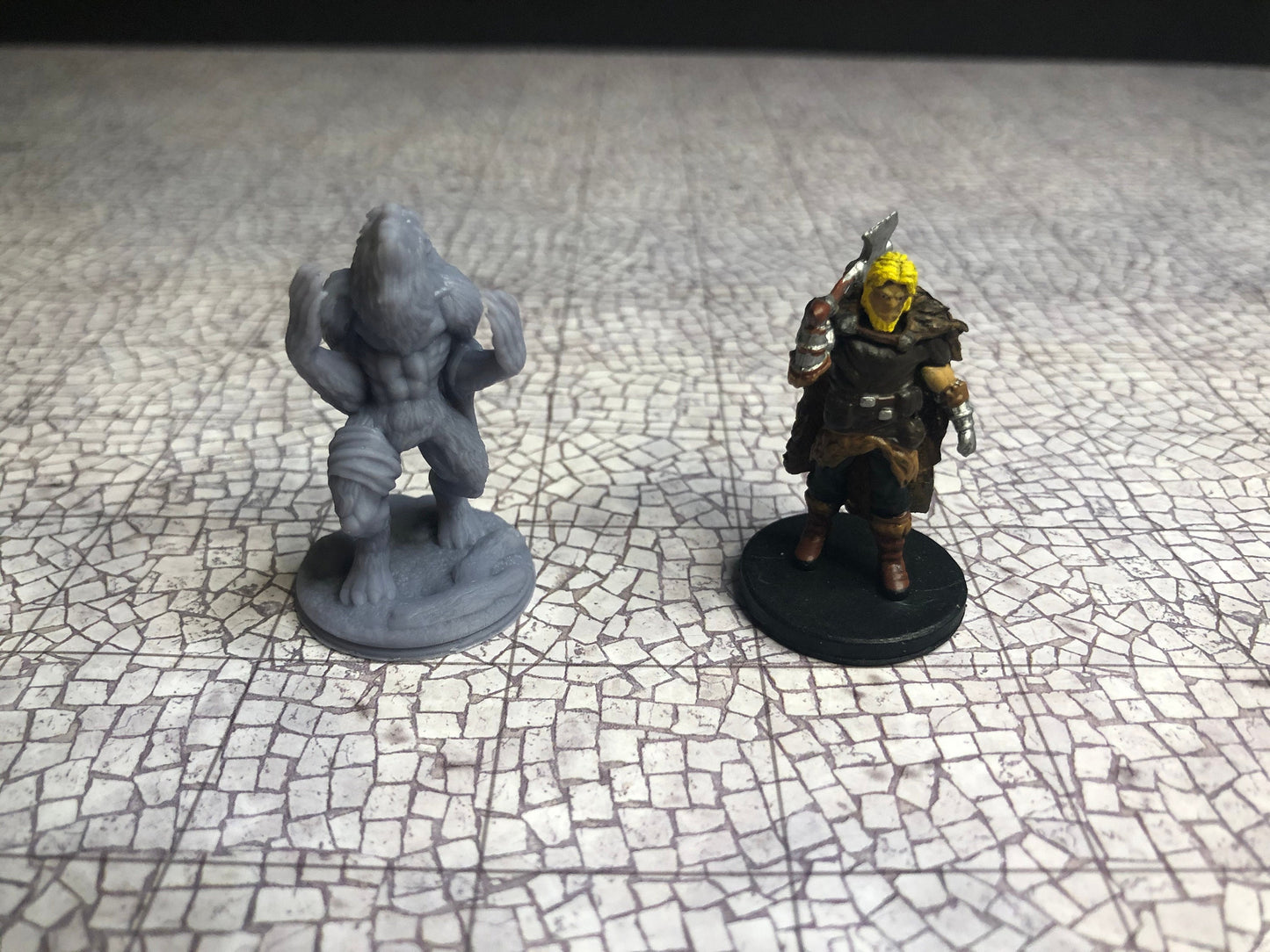 Werewolf Miniature – 28-33mm Scale | Lycanthrope Monster for D&D and Pathfinder