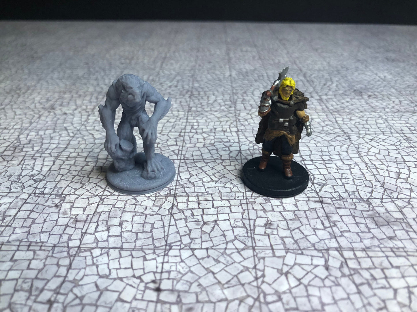 Werewolf Miniature – 28-33mm Scale | Lycanthrope Monster for D&D and Pathfinder