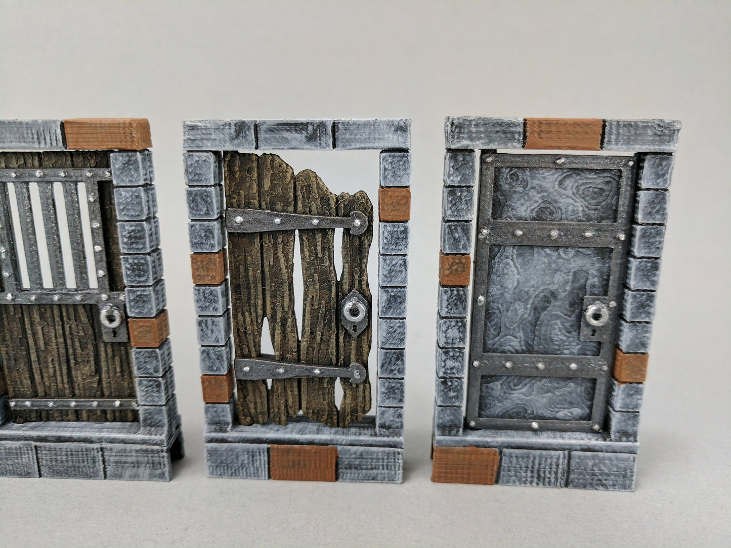 Openable Dungeon Doors – 28-33mm Scale | Functional True Tiles Terrain