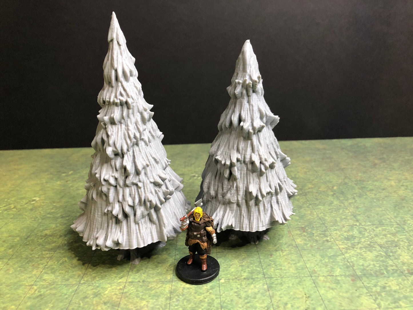 Oak, Pine, and Yuka Trees – 28-33mm Scale | Tabletop RPG Forest & Wilderness Terrain