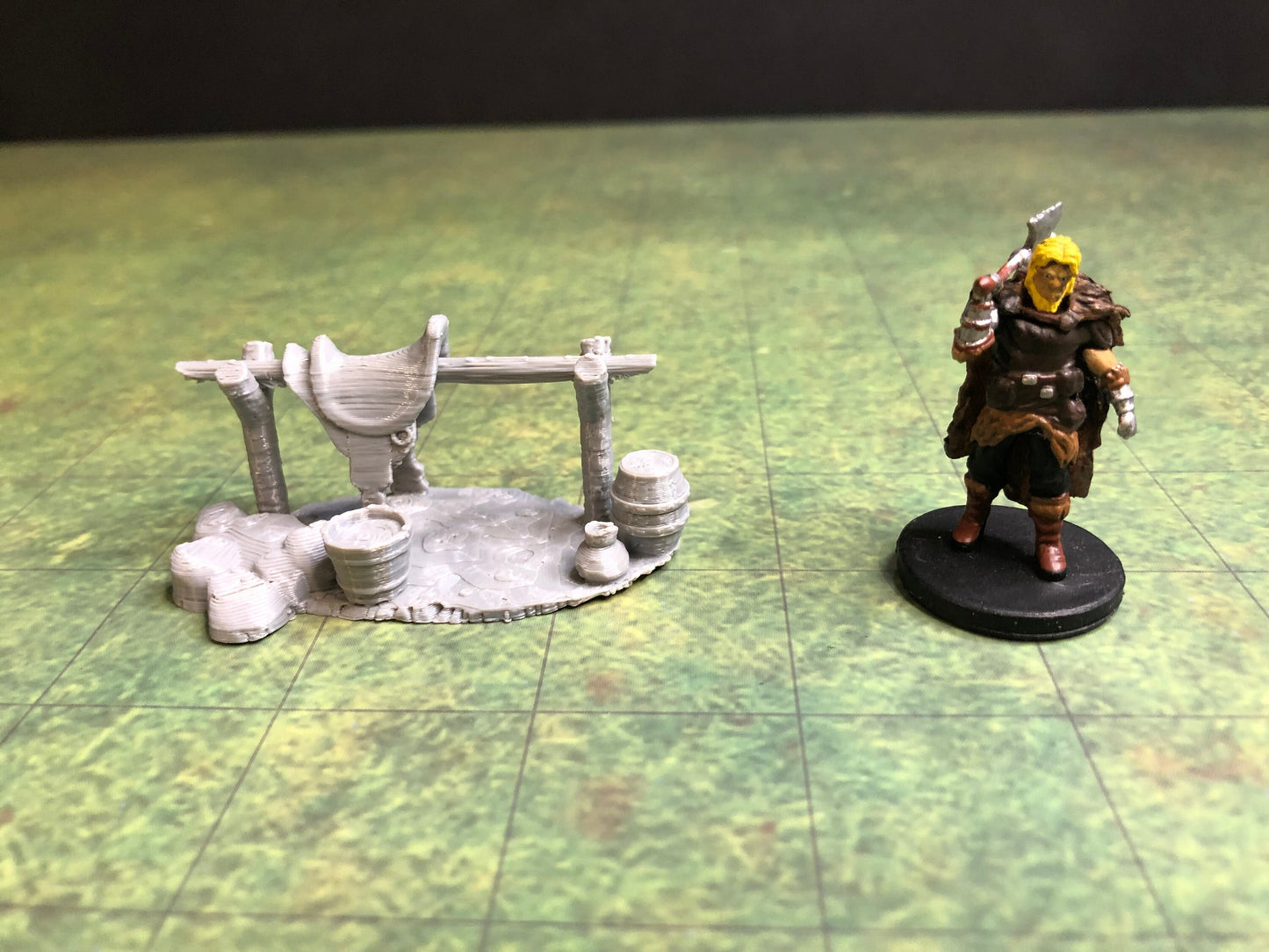 Adventurer’s Camp Playset – 28-33mm Scale | Complete Tabletop RPG Campsite Terrain
