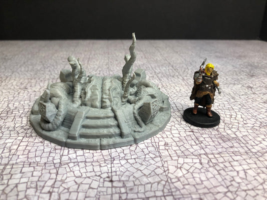Brain Pool Terrain – 28-33mm Scale | Elder Brain & Underdark Scenery