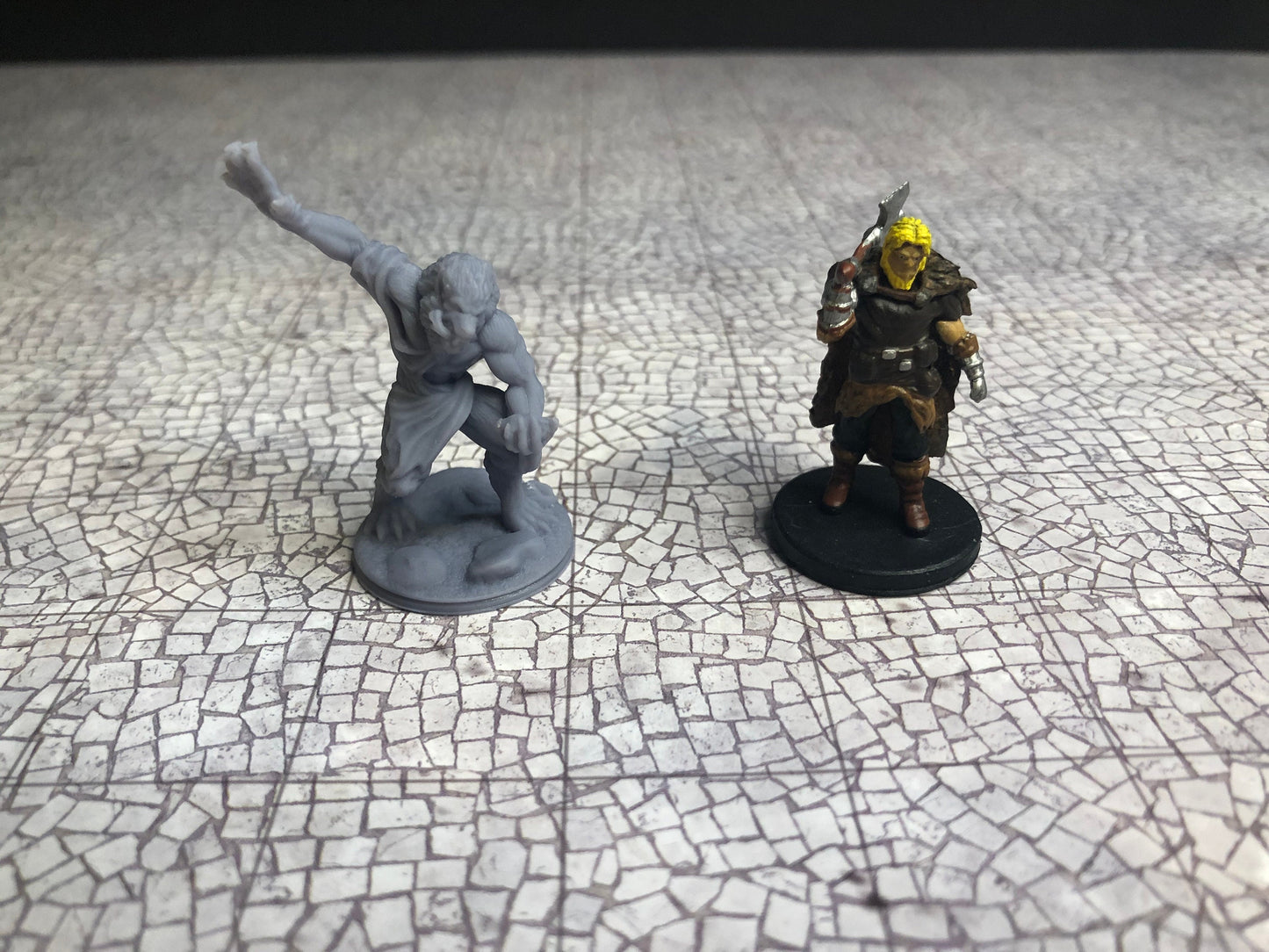 Werewolf Miniature – 28-33mm Scale | Lycanthrope Monster for D&D and Pathfinder