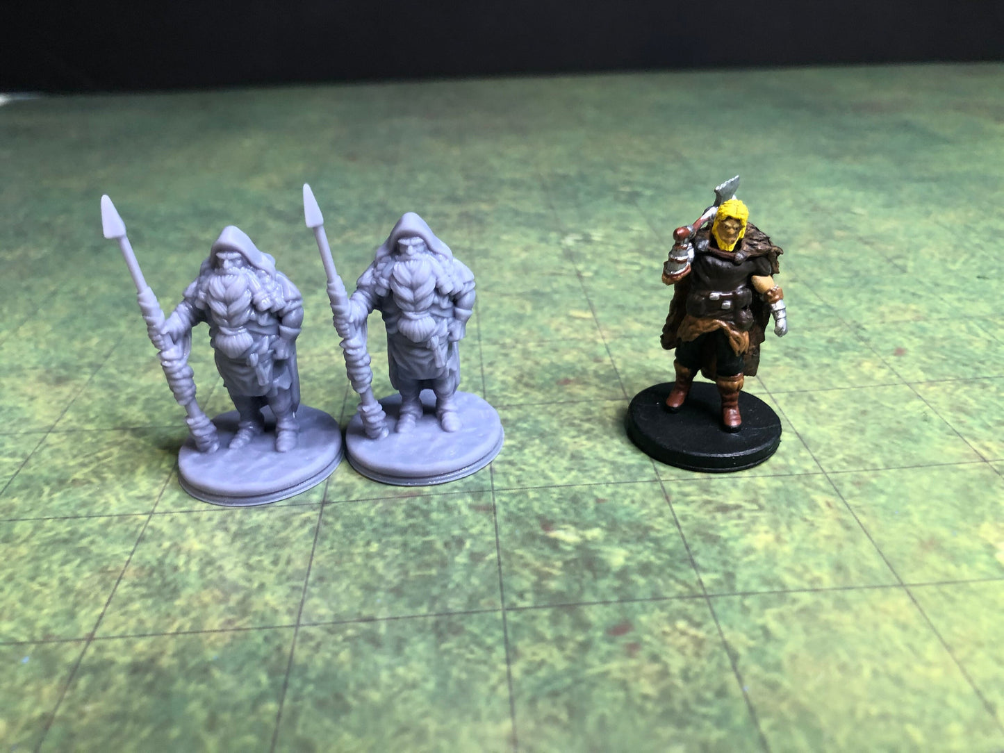 Ice Hunter Mini: 3D Printed RPG Miniature, 28mm Scale