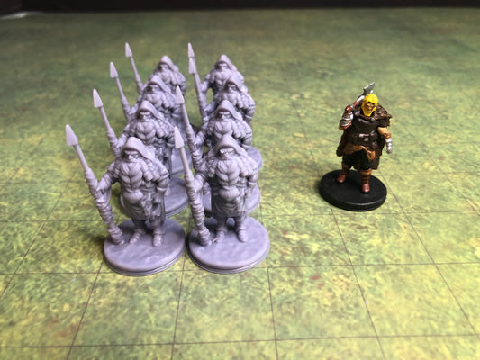Ice Hunter Mini: 3D Printed RPG Miniature, 28mm Scale