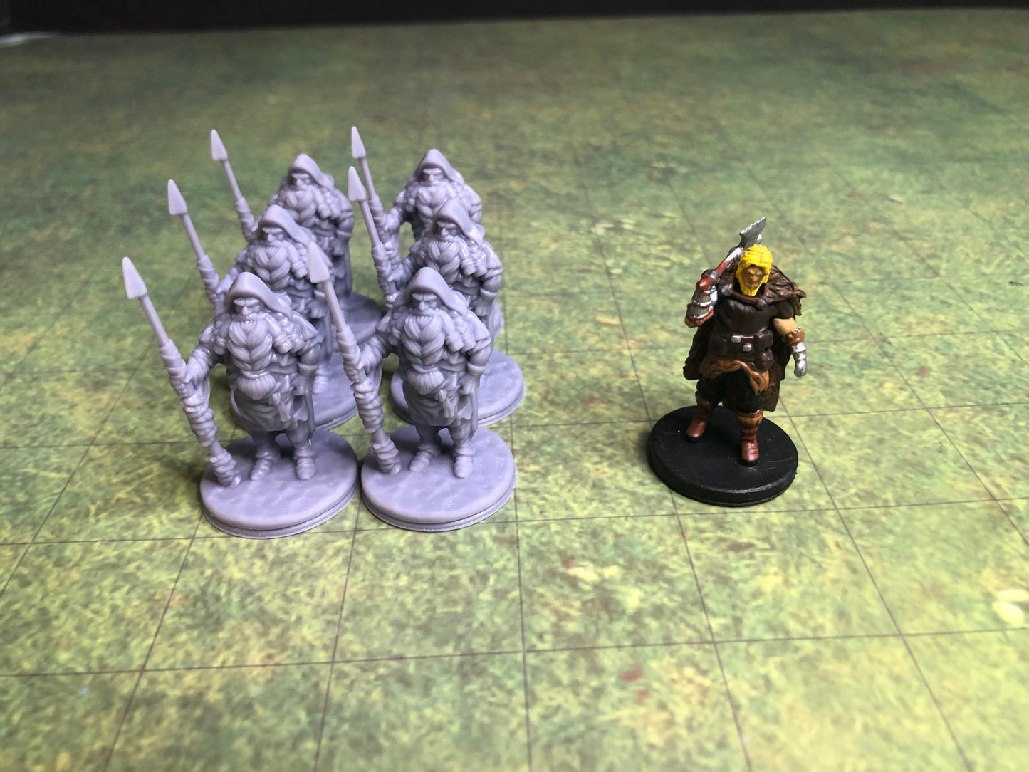 Ice Hunter Mini: 3D Printed RPG Miniature, 28mm Scale