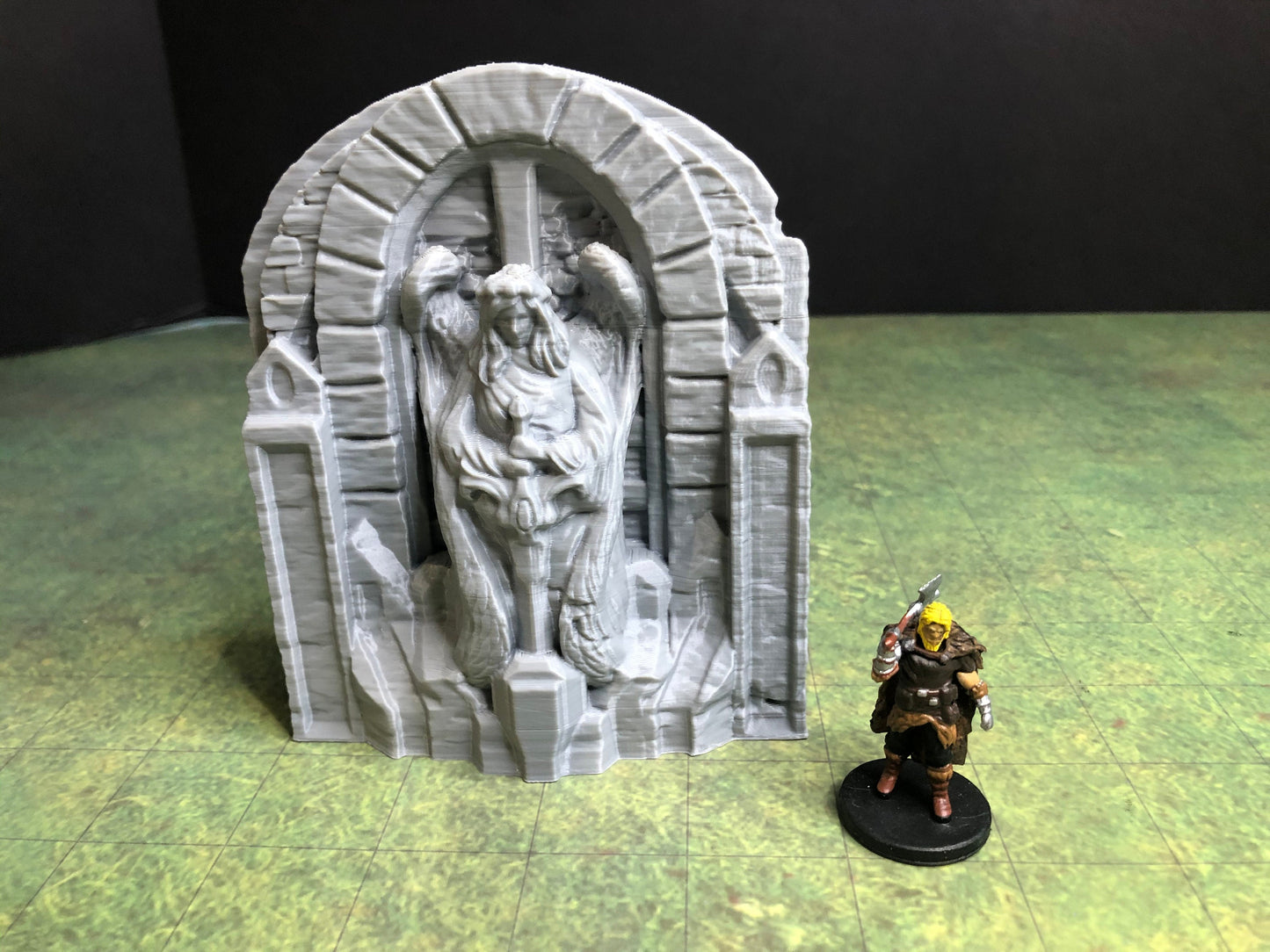 Angel Edifice Statues – 28-33mm Scale | Divine Temple & Shrine Scatter Terrain