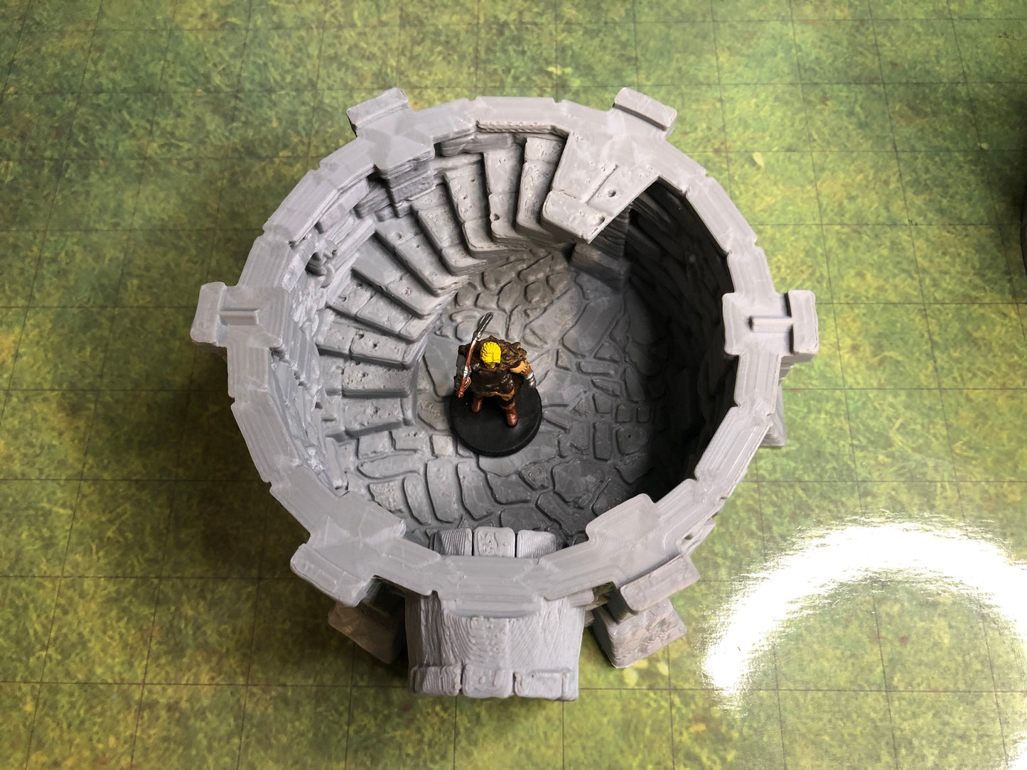 Stone Watchtower – 28-33mm Scale | Fortified Outpost Tabletop Terrain