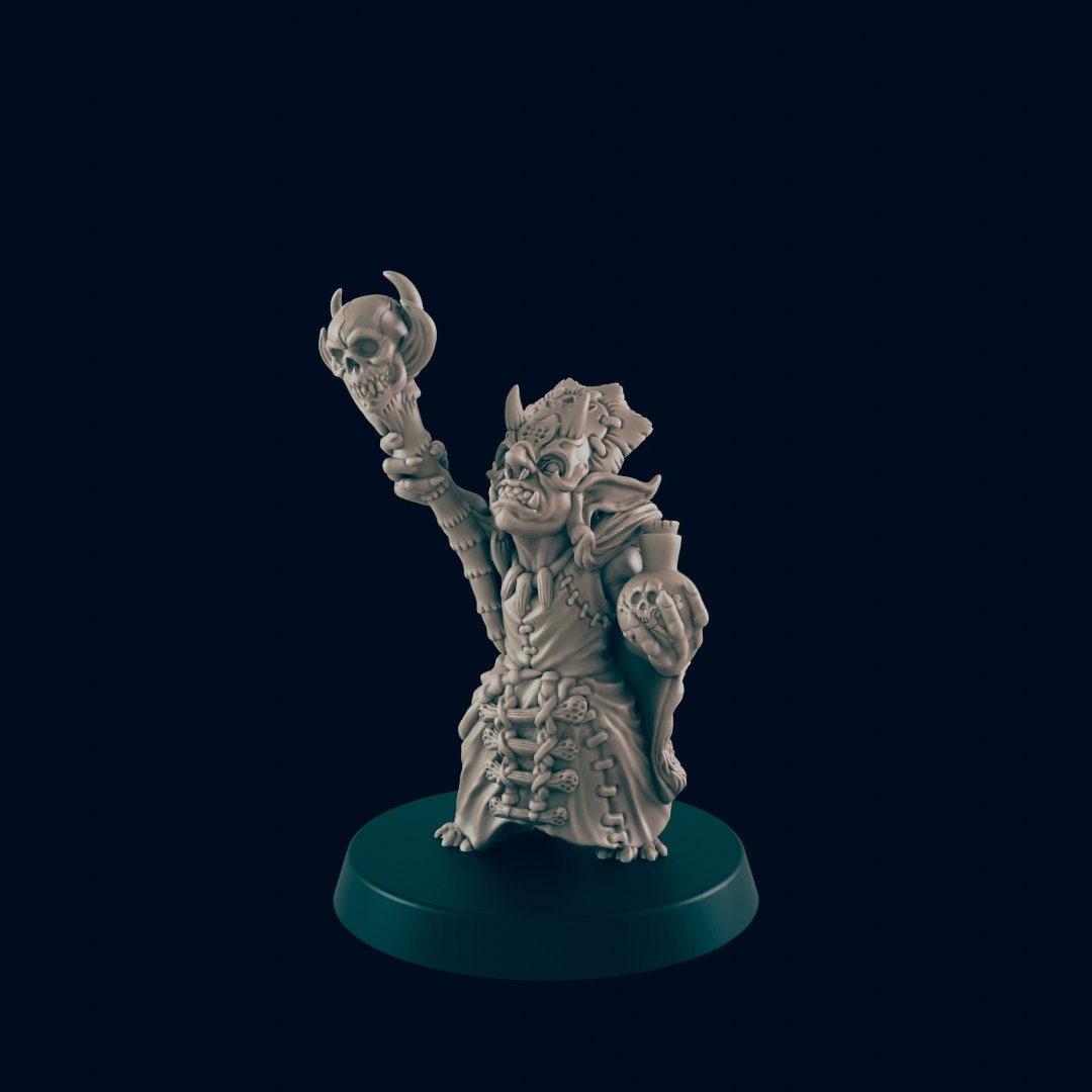Goblin Miniature – 28-33mm Scale | Classic Forest & Dungeon Enemy