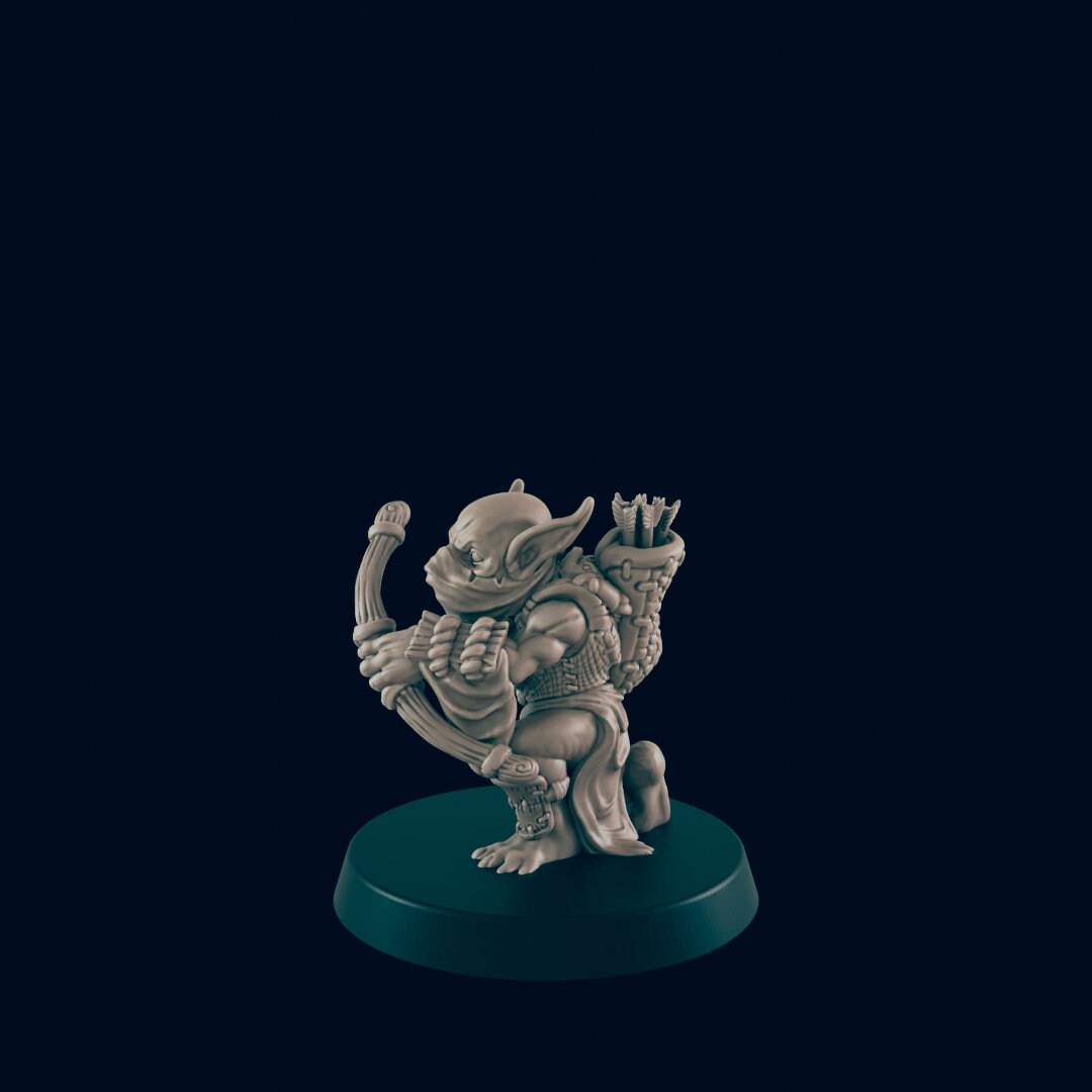Goblin Miniature – 28-33mm Scale | Classic Forest & Dungeon Enemy
