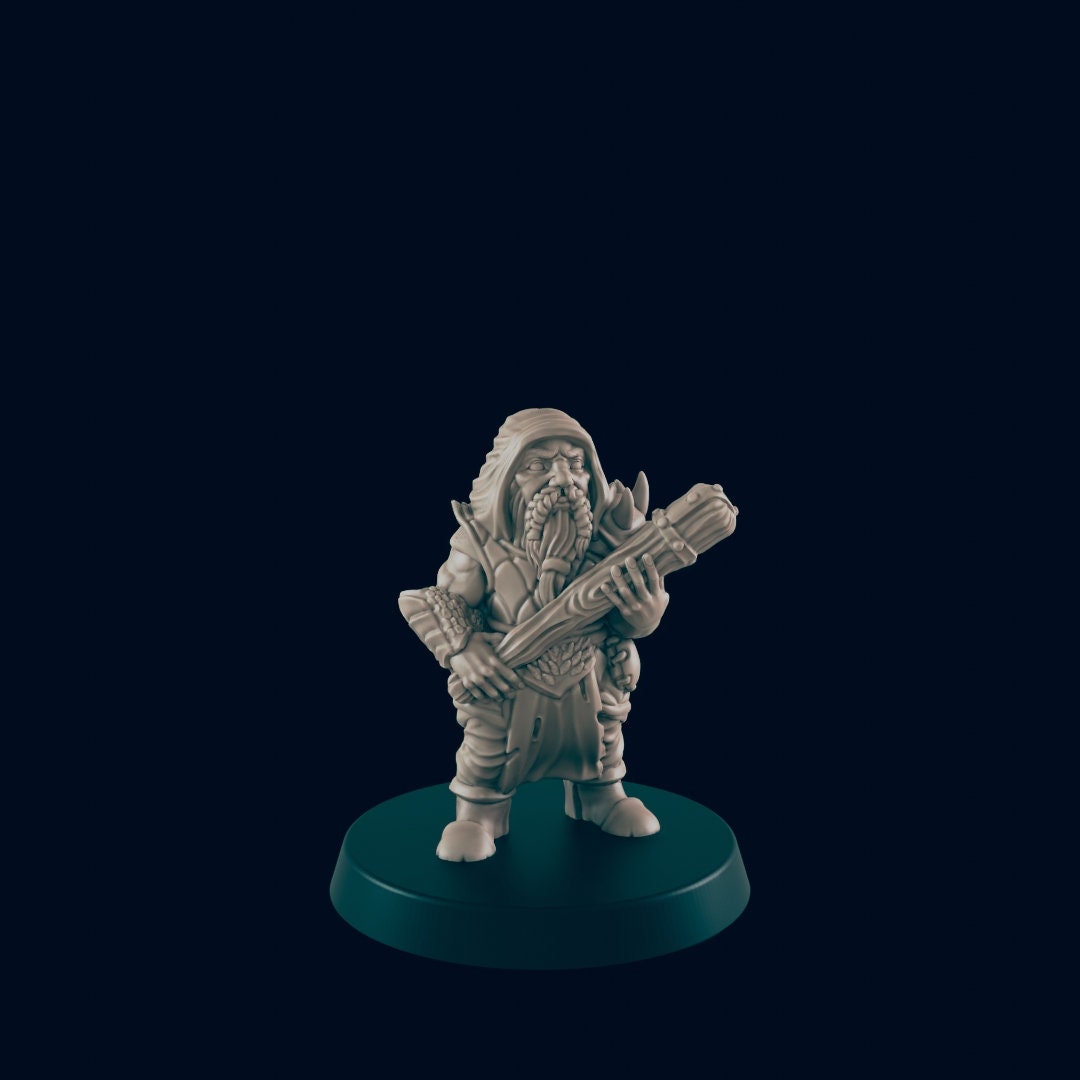 Bandit Miniature – 28mm/32mm Scale | Humanoid Brigand for Tabletop RPGs