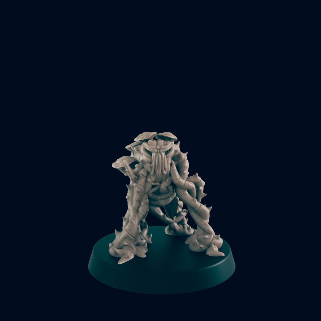 Blight Miniature – 28-33mm Scale | Corrupted Plant Creature for Forest Encounters