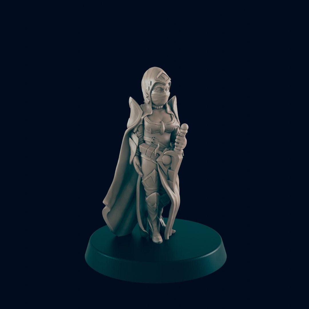 Cultist Miniature – 28-33mm Scale | Occult Villain for D&D and Pathfinder