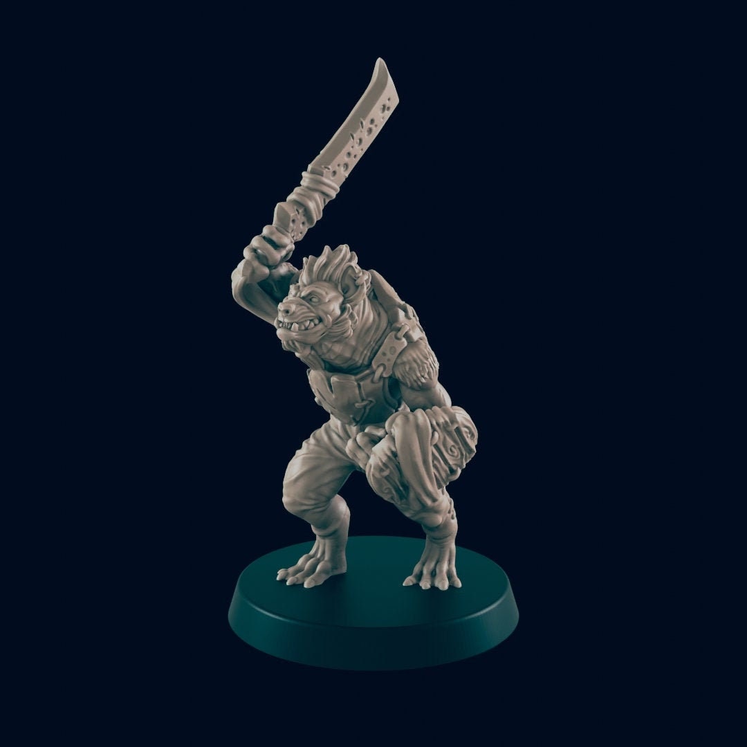 Gnoll Miniatures | 28mm/32mm Scale Tabletop RPG Model