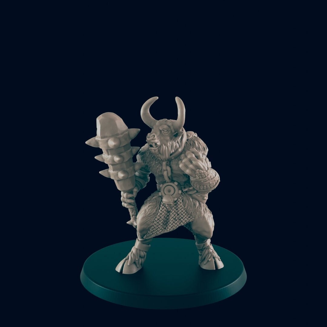 Minotaur Miniature – 28-33mm Scale | Iconic Labyrinth Boss Figure