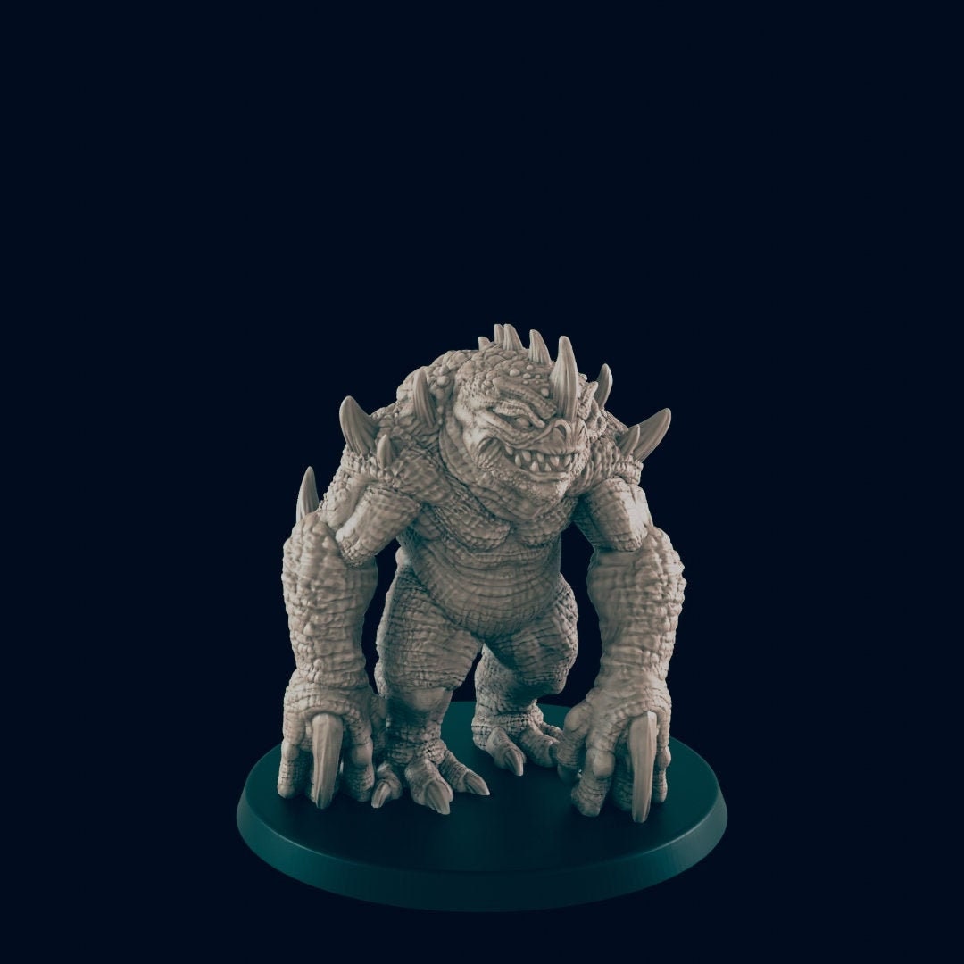 Slaad Miniature – 28-33mm Scale | Aberration Monster for Tabletop RPGs