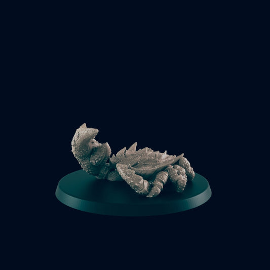 Dire Crab Miniature – 28-33mm Scale | Giant Crustacean for Aquatic Combat