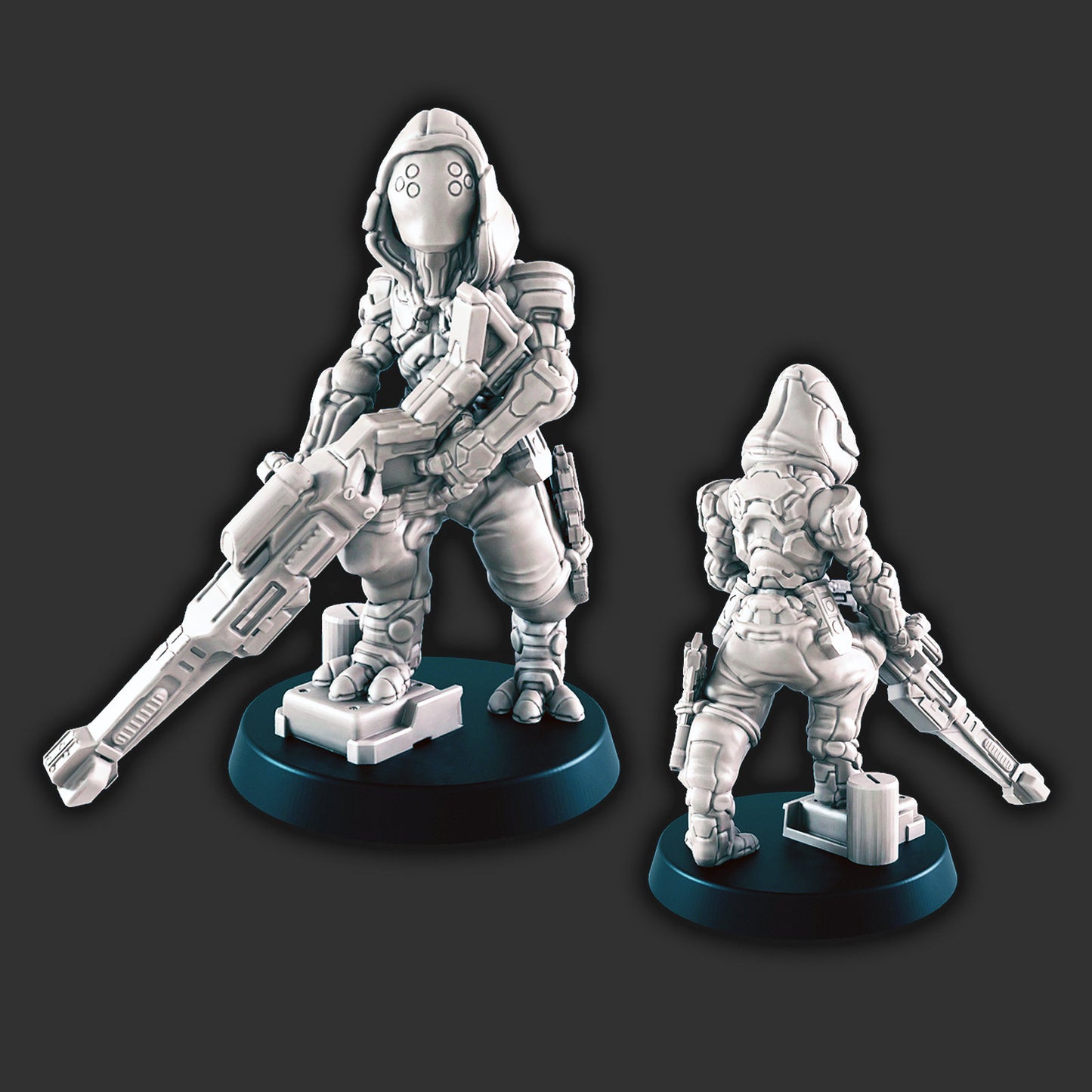 Assassin Miniature – 28-33mm Scale | Sci-Fi & Space RPG Combat Figure