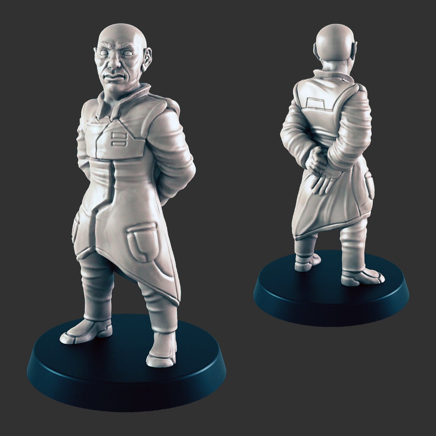 Scientist Miniature – 28-33mm Scale | Sci-Fi NPC & Space Explorer Figure