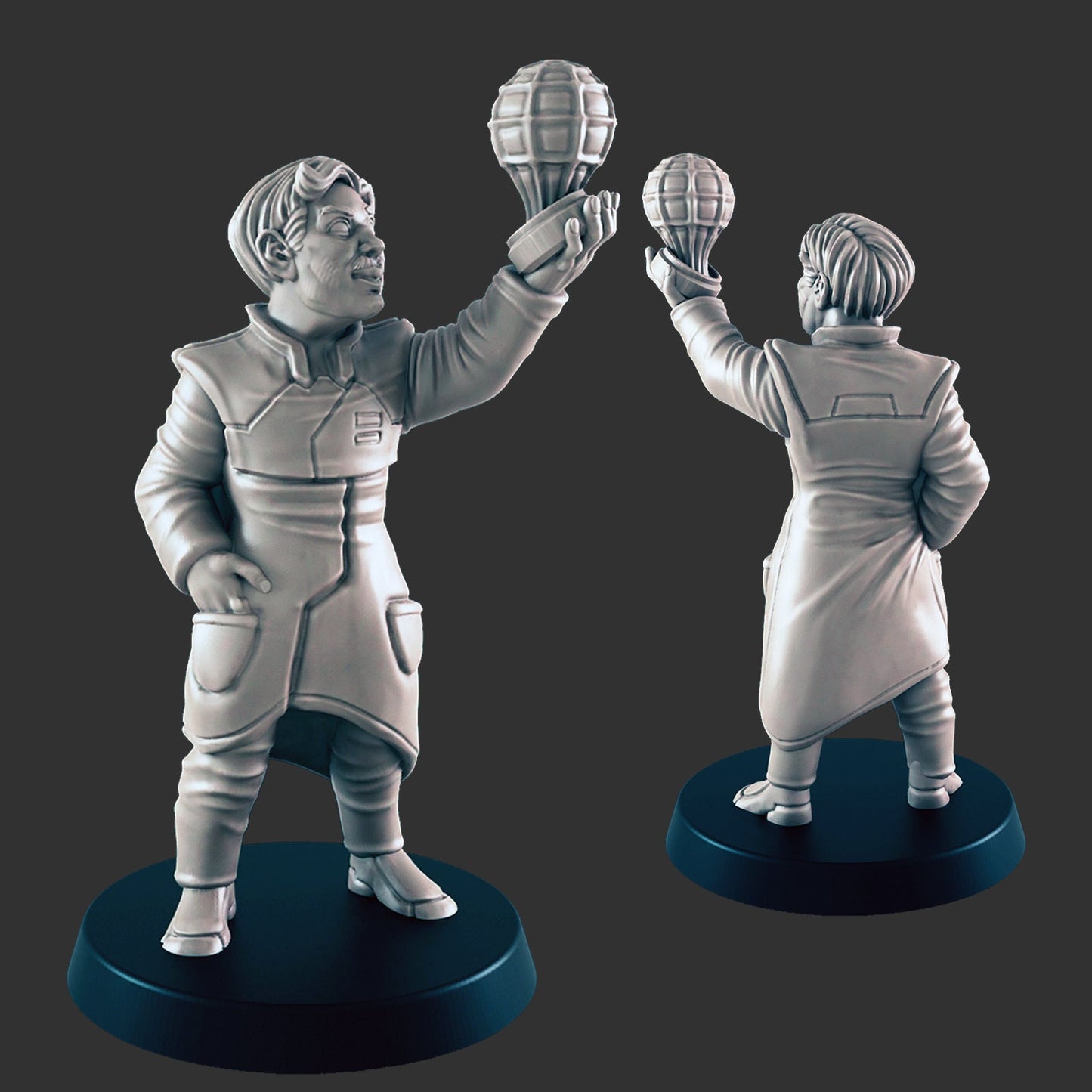 Scientist Miniature – 28-33mm Scale | Sci-Fi NPC & Space Explorer Figure