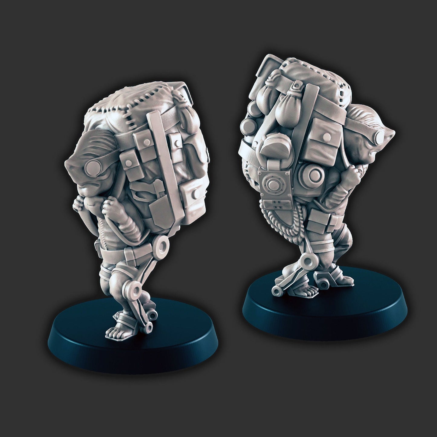 Traveling Space Merchant Miniature – 28-33mm Scale | Sci-Fi NPC Character