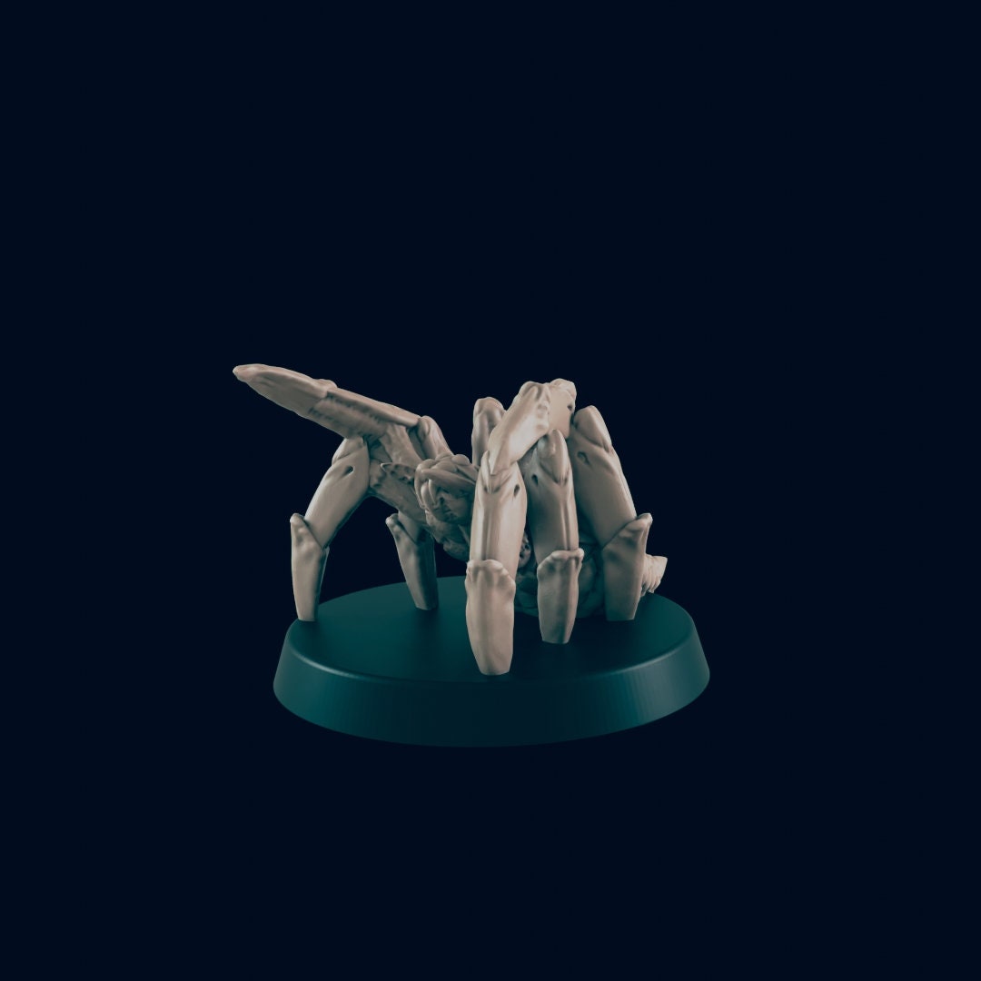 Giant Spider Miniature – 28-33mm Scale | Large Vermin for Dungeon & Forest Encounters