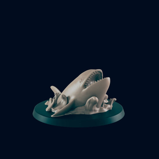 Giant Orca Miniature – 28-33mm Scale | Huge Whale for High-Seas Combat