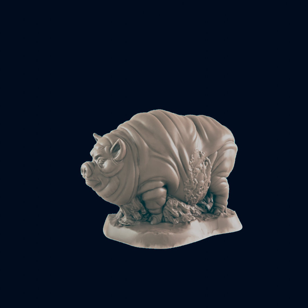 Pig Miniature – 28-33mm Scale | Livestock Scenery for Town and Farm Encounters