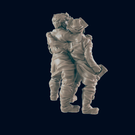 Pair of Drunks Miniatures – 28-33mm Scale | Tavern & Town NPC Figures